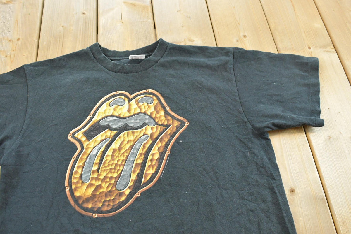 Vintage 1997 The Rolling Stones Bridges To Babylon Tour Band T-shirt Mens L from propervintagecanada