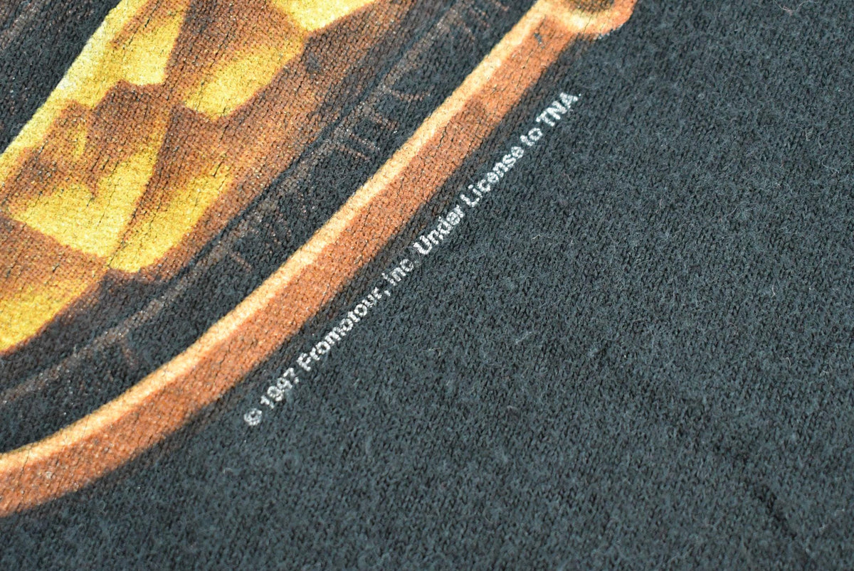Vintage 1997 The Rolling Stones Bridges To Babylon Tour Band T-shirt Mens L from propervintagecanada