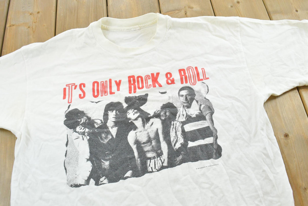 Vintage 1997 The Rolling Stones Only Rock & Roll Band T-Shirt Mens L from propervintagecanada
