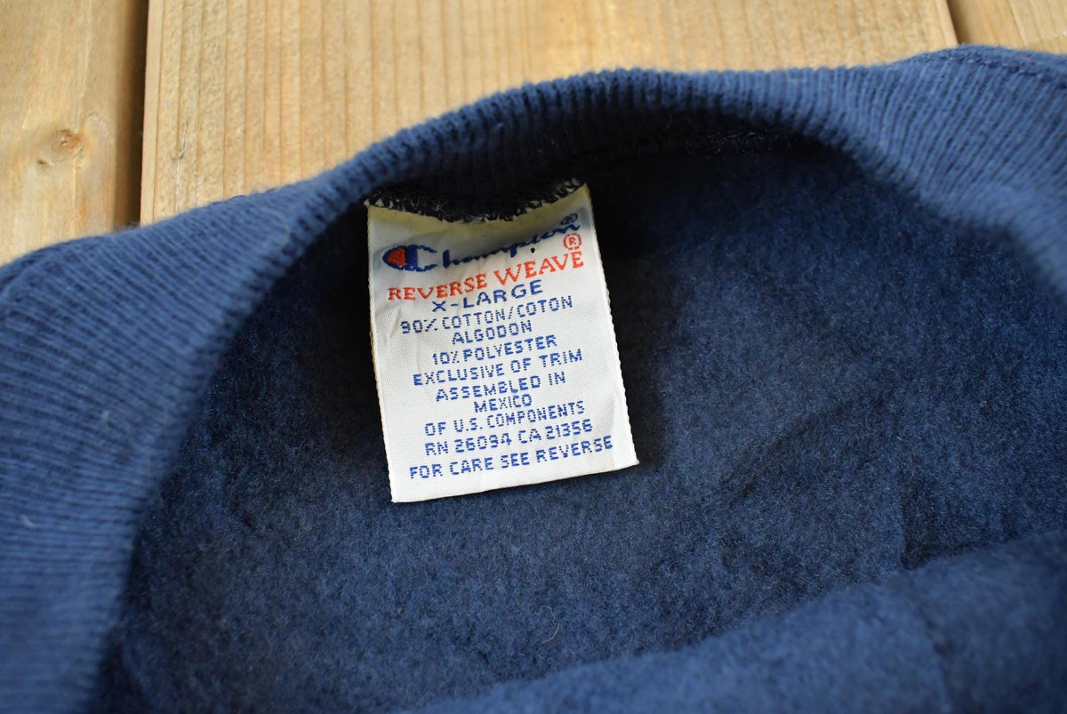 Vintage 1997 University of Michigan National Champions Champion Reverse Weave Crewneck Sweatshirt Men's XL / 90s Streetwear NCAA Collegiate from propervintagecanada