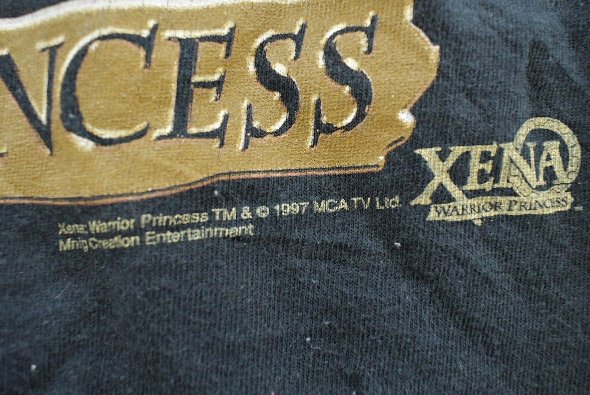 Vintage 1997 Xena Warrior Princess TV Show T-Shirt Mens XL from propervintagecanada