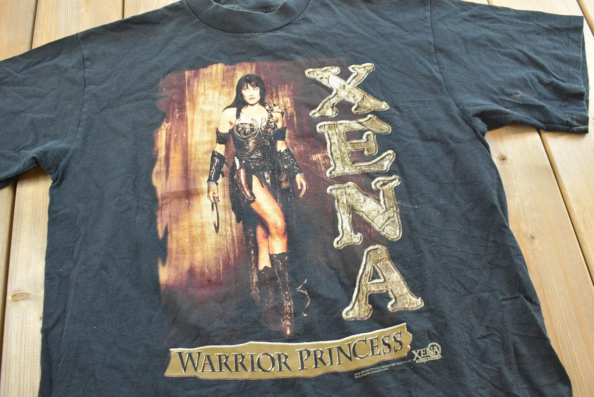 Vintage 1997 Xena Warrior Princess TV Show T-Shirt Mens XL from propervintagecanada