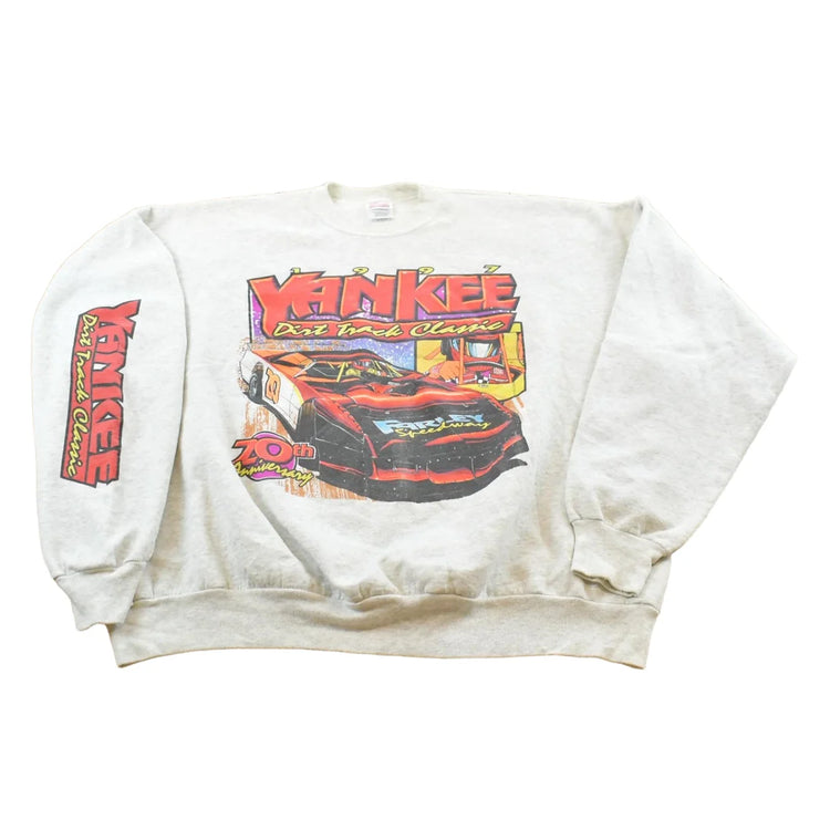 Vintage 1997 Yankee Dirt Track Classic Crewneck Sweatshirt Men's 3XL from propervintagecanada