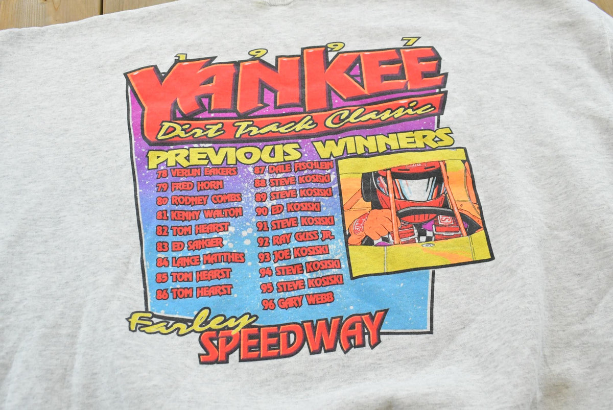 Vintage 1997 Yankee Dirt Track Classic Crewneck Sweatshirt Men's 3XL from propervintagecanada