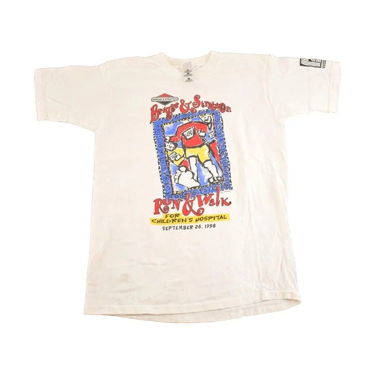 Vintage 1998 Briggs And Stratton Souvenir Running T-Shirt Mens M from propervintagecanada