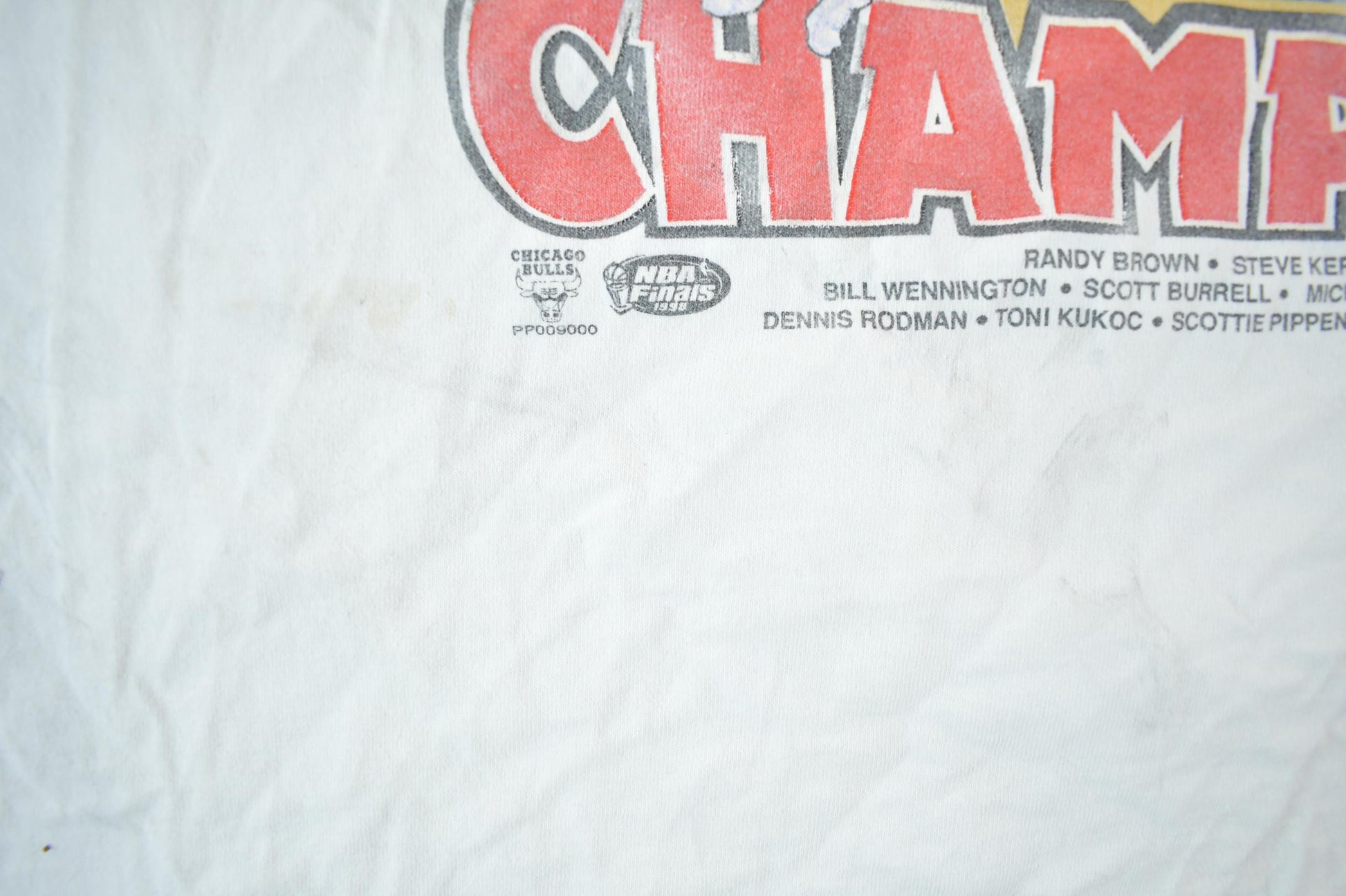 Vintage 1998 Chicago Bulls 6 Time NBA Champions T-Shirt Men's XL / 90s Streetwear / Vintage Bulls Tee / Sportswear / Basketball from propervintagecanada