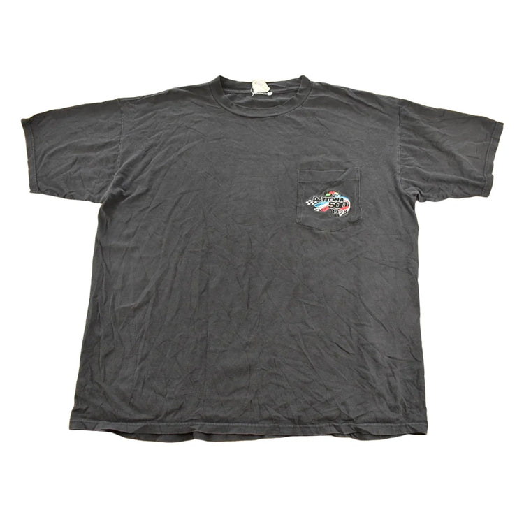 Vintage 1998 Daytona 500 Embroidered Pocket T-Shirt Men's 2XL from propervintagecanada