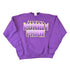 Vintage 1998 Minnesota Purple Pride Graphic Print NFL Crewneck Sweatshirt Men&