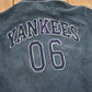 Vintage 1998 New Yankees MLB Heavy Weight Quarter Zip Fleece Sweater Men's XL from propervintagecanada