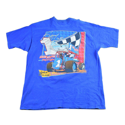 Vintage 1998 Sammy Swindell Channellock Sprint Car T-Shirt Men's XL from propervintagecanada