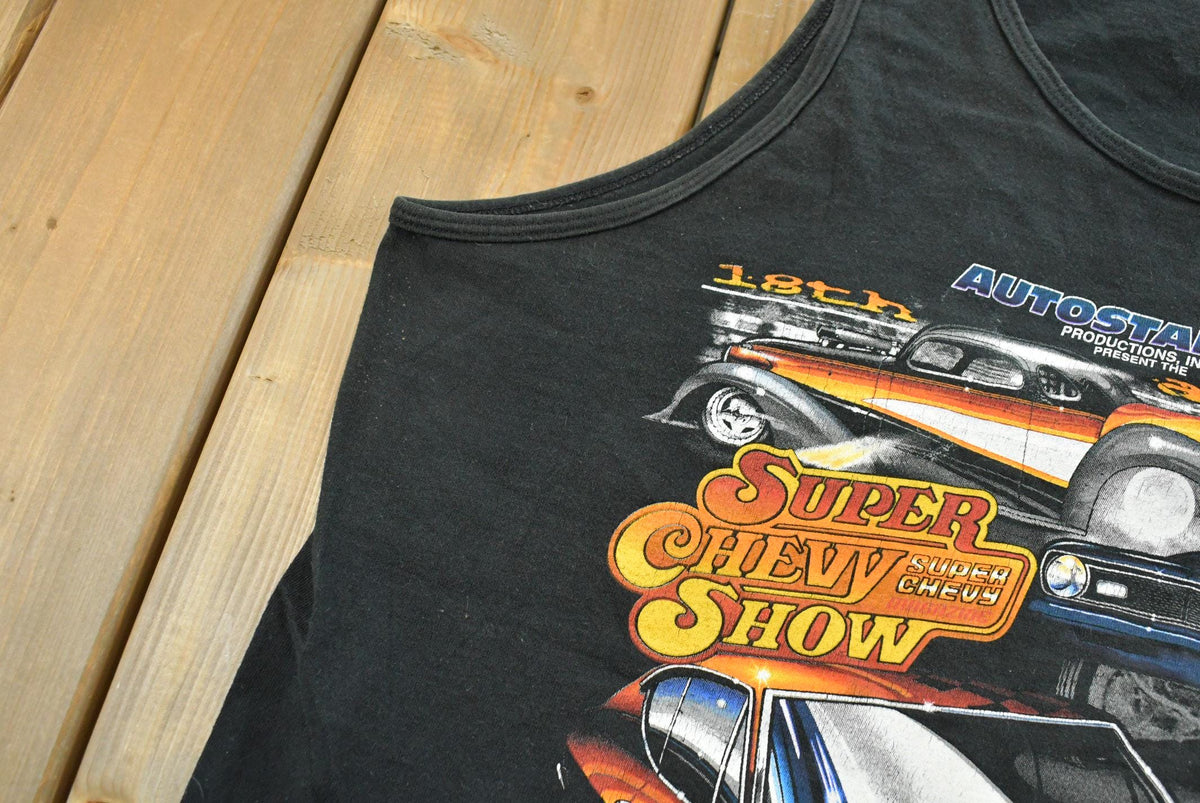 Vintage 1998 Super Chevy Car Show Tour Tank Top Men's XL from propervintagecanada