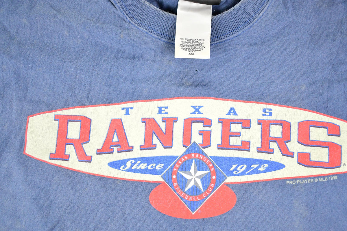 Vintage 1998 Texas Rangers MLB T-Shirt Men's L from propervintagecanada