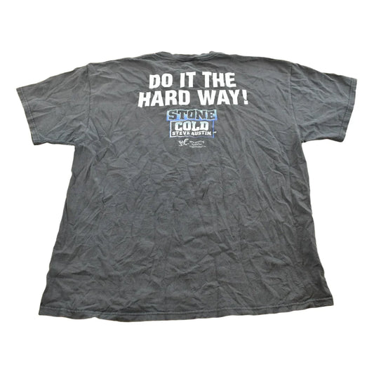 Vintage 1998 Titan Stone Cold Do it the Hard Way Metal Skulls Wrestling T-Shirt Mens XL from propervintagecanada