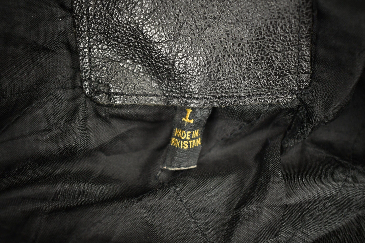 Vintage 1998s Fringed Leather Motorcycle Jacket Men's Large from propervintagecanada