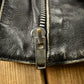 Vintage 1998s Fringed Leather Motorcycle Jacket Men's Large from propervintagecanada