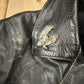 Vintage 1998s Fringed Leather Motorcycle Jacket Men's Large from propervintagecanada