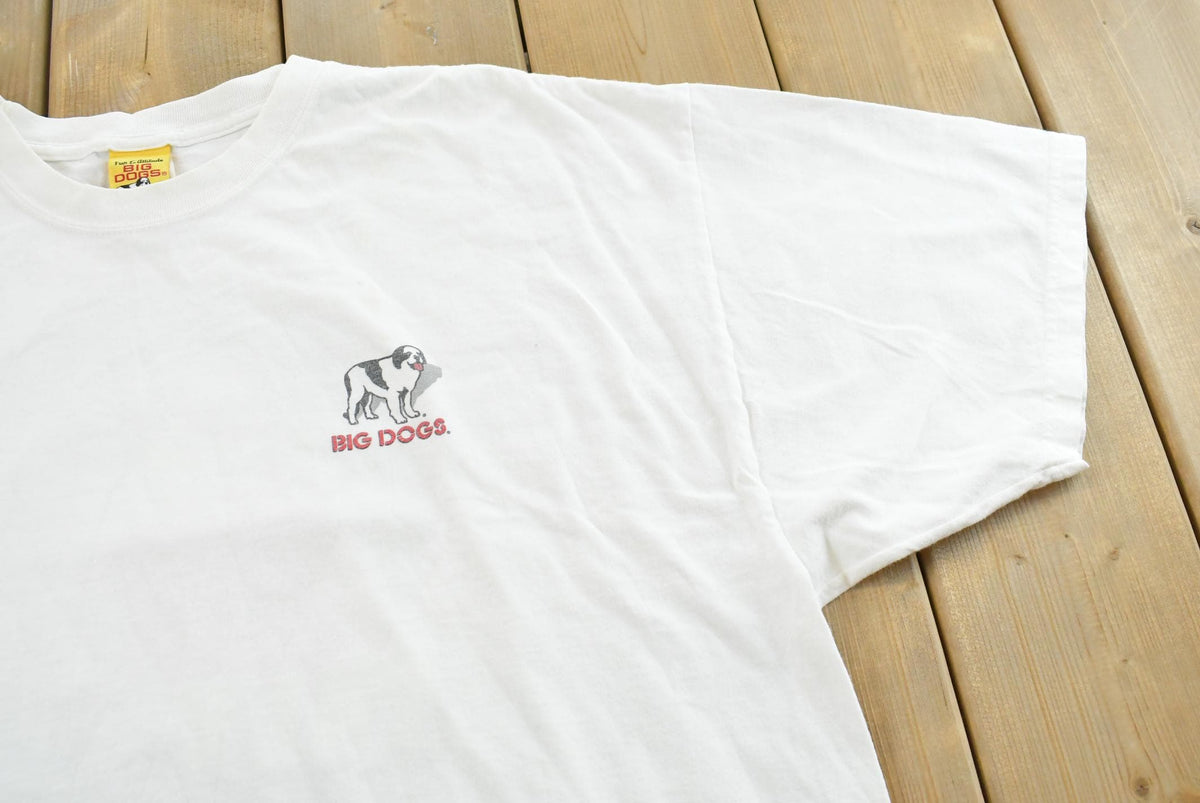 Vintage 1999 Big Dogs Talk to the Paw Funny Graphic T Shirt Mens 2XL from propervintagecanada