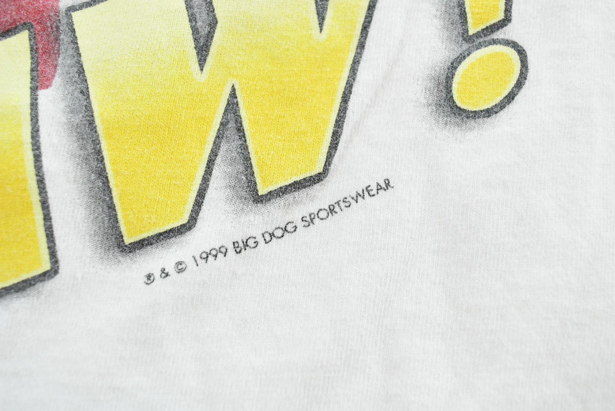 Vintage 1999 Big Dogs Talk to the Paw Funny Graphic T Shirt Mens 2XL from propervintagecanada