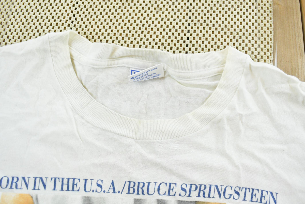 Vintage 1999 Bruce Springsteen Born In The USA Band Concert T-shirt Mens XL from propervintagecanada