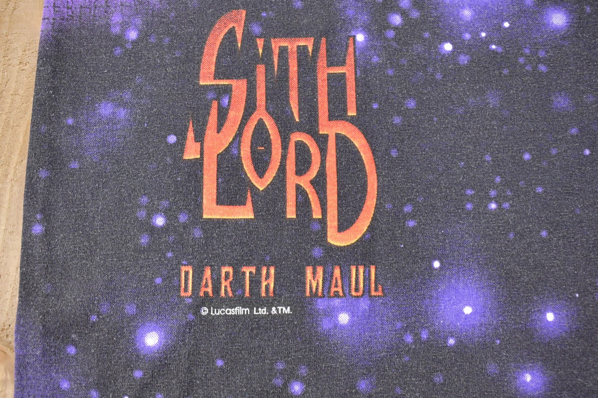 Vintage 1999 Darth Maul Sith Lord All Over Print Star Wars Episode 1 T-Shirt Men's Large from propervintagecanada
