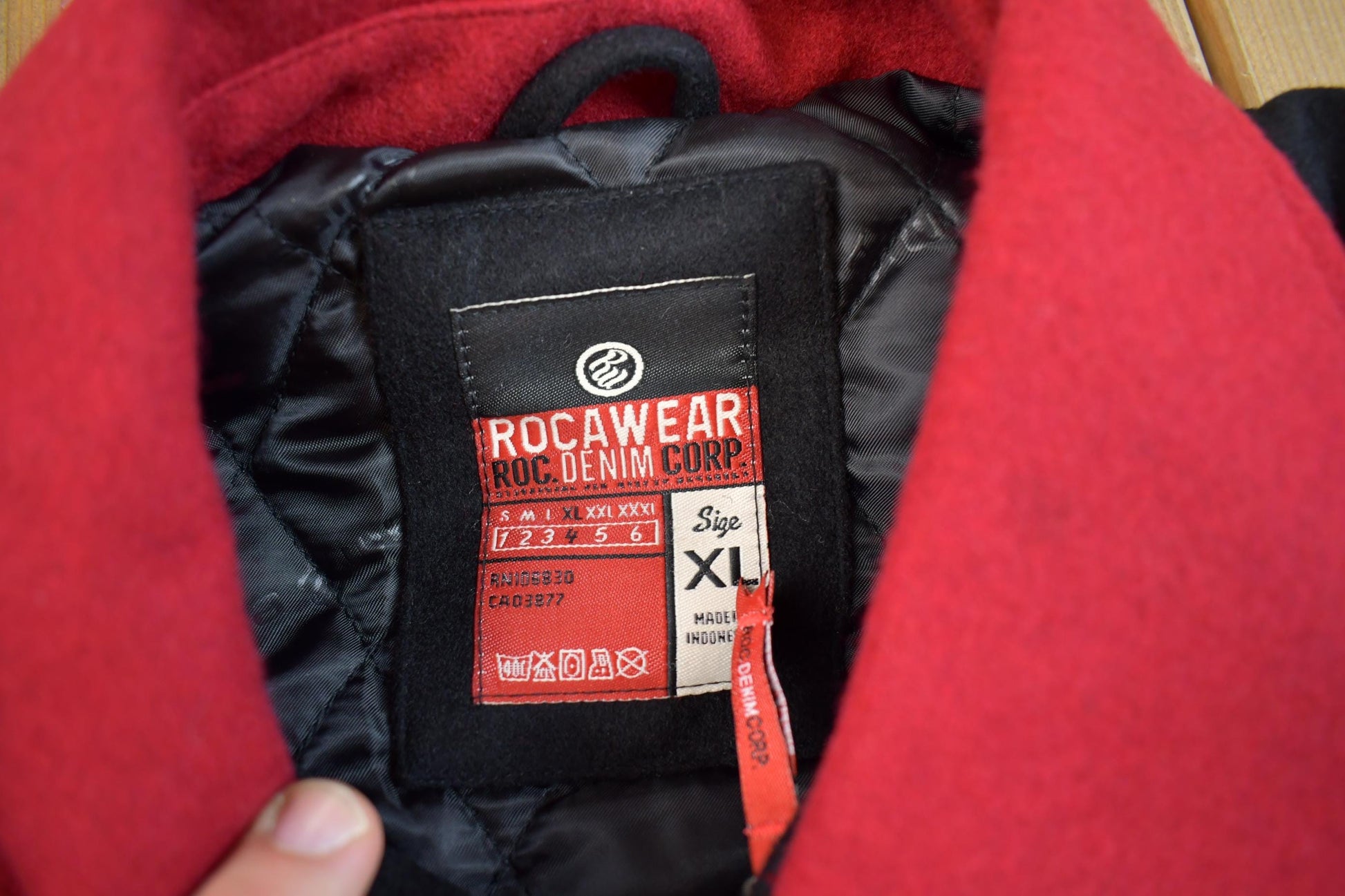 Vintage 1999 Deadstock ROCAWEAR Button Up Embroidered Jacket Men's XL from propervintagecanada