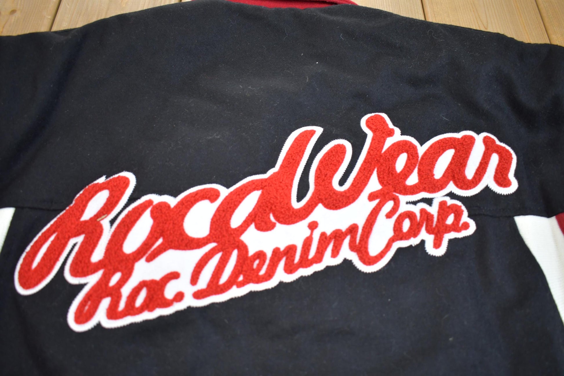 Vintage 1999 Deadstock ROCAWEAR Button Up Embroidered Jacket Men's XL from propervintagecanada