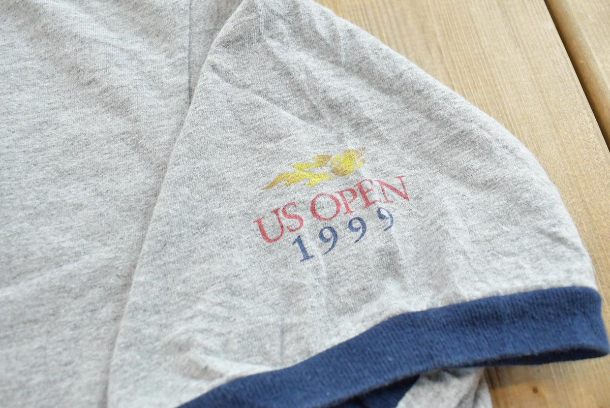 Vintage 1999 FILA US Open Tennis Ringer T-Shirt Mens 3XL from propervintagecanada
