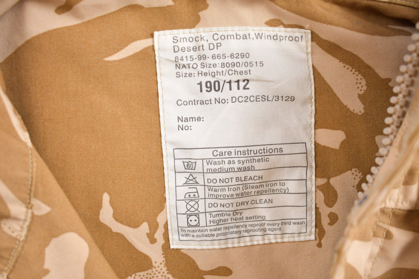 Vintage 1999 Military Desert Camo Smock from propervintagecanada