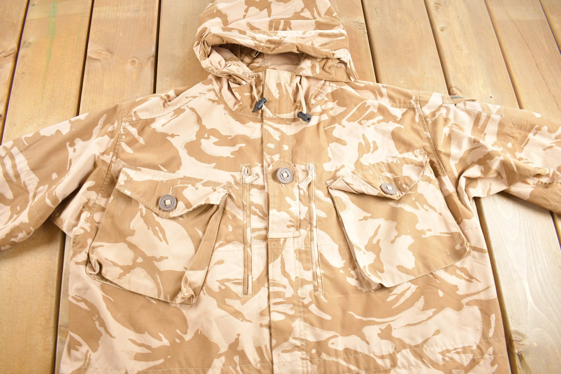 Vintage 1999 Military Desert Camo Smock from propervintagecanada