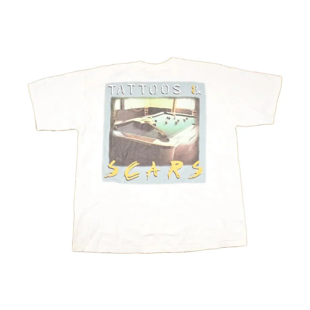 Vintage 1999 Montgomery Gentry Tattoos And Scars Autographed Souvenir Band T-Shirt Men's XL from propervintagecanada