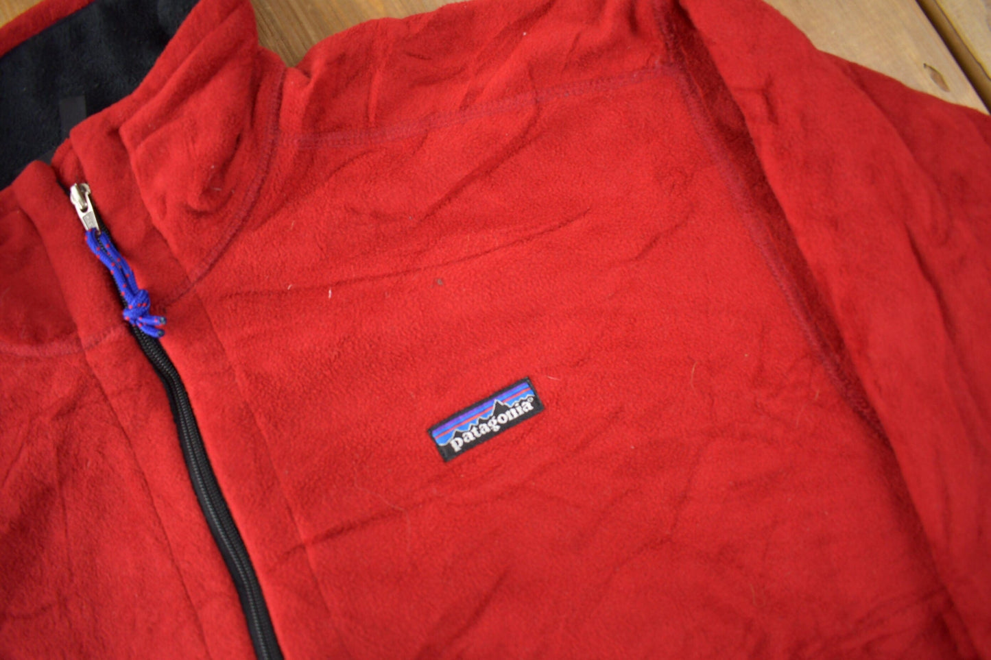 Vintage 1999 Patagonia Full Zip Fleece Sweater Made In USA Men's Medium from propervintagecanada