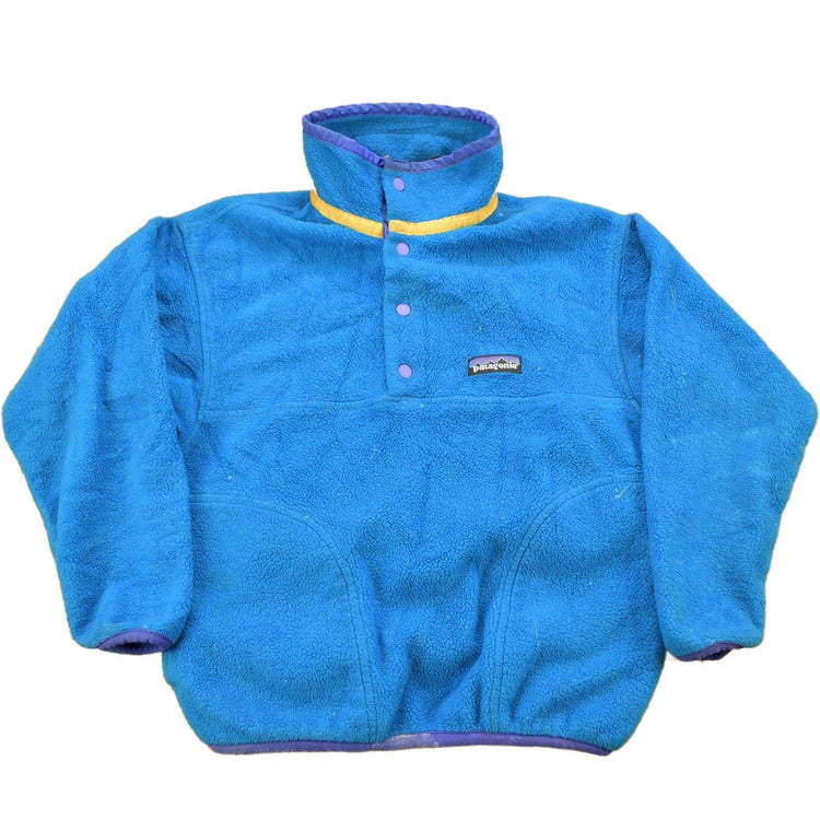 Vintage 1999 Patagonia T-Snap Fleece Kids Size Sweater Youth M from propervintagecanada