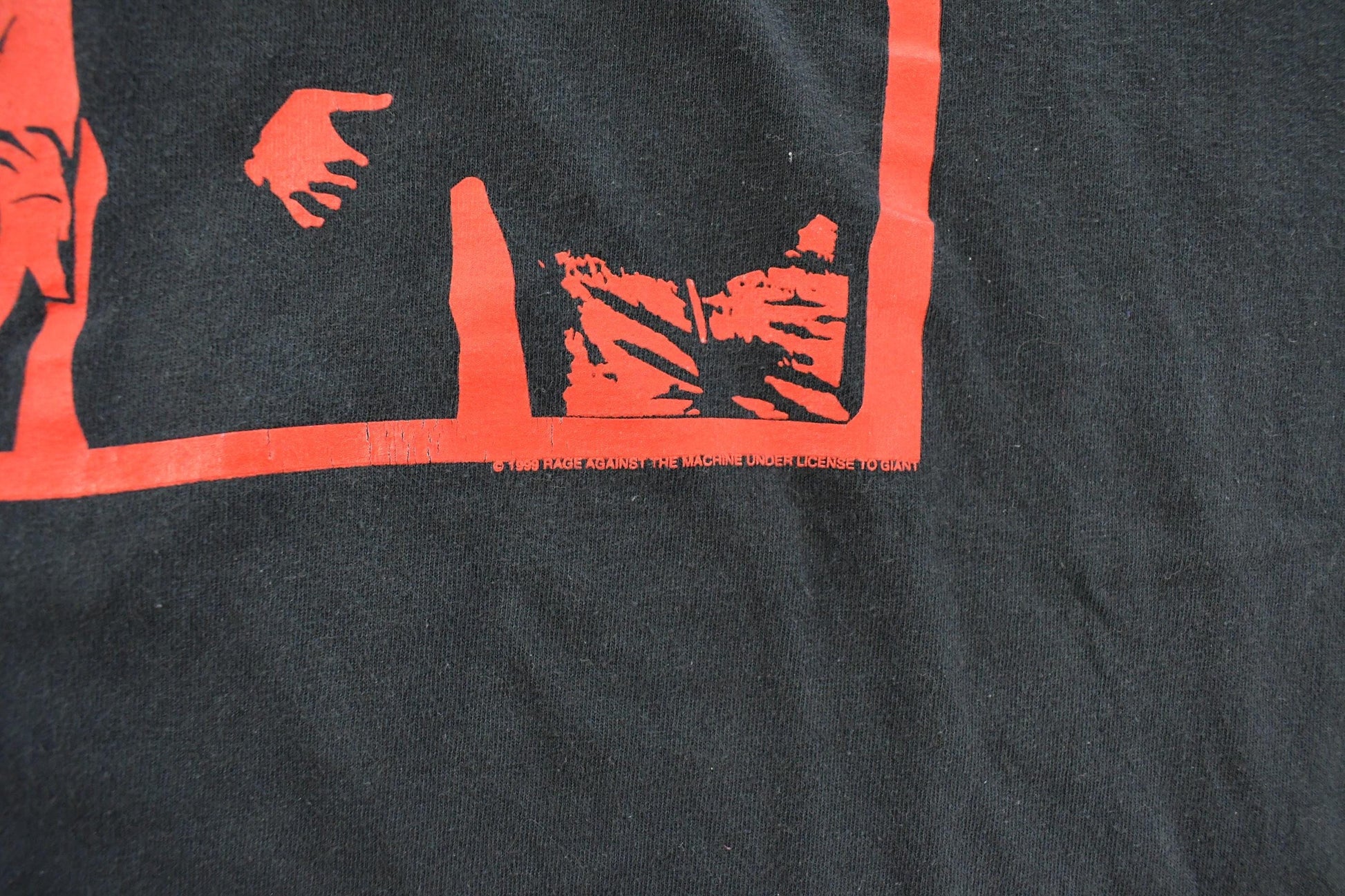 Vintage 1999 Rage Against The Machine Graphic Band T-Shirt Men's XL from propervintagecanada