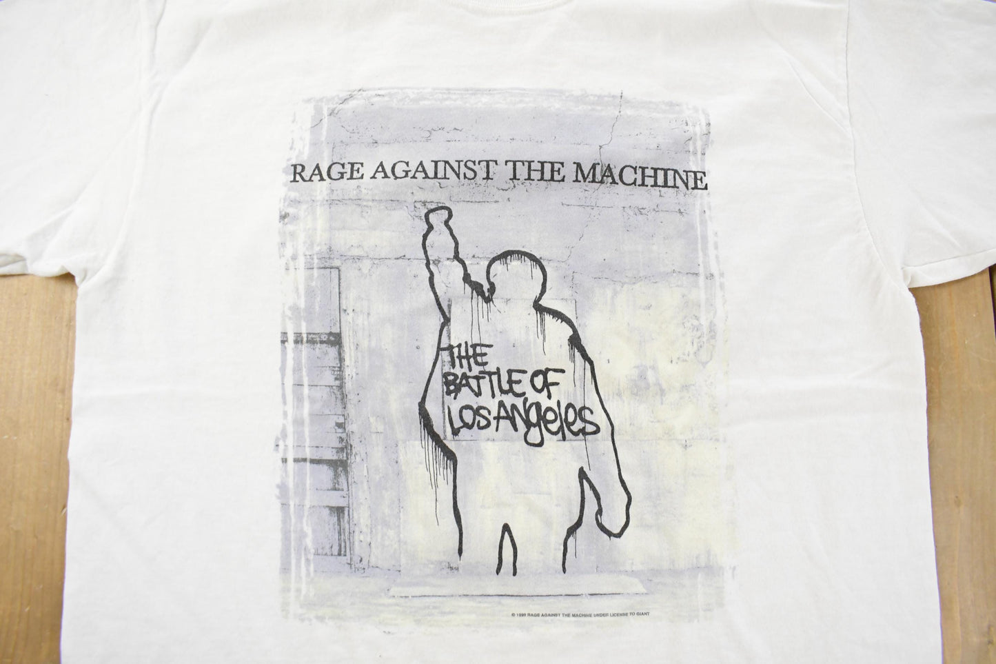Vintage 1999 Rage Against The Machine The Battle Of Los Angeles Band T-Shirt Men's XL from propervintagecanada