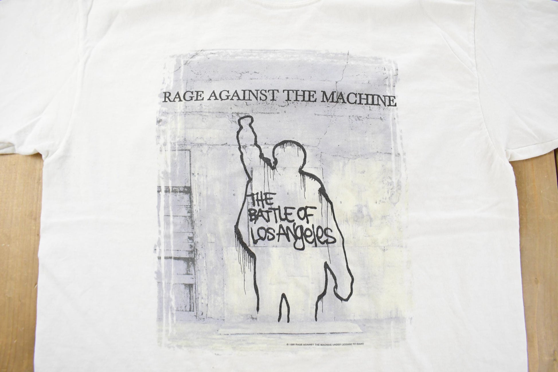 Vintage 1999 Rage Against The Machine The Battle Of Los Angeles Band T-Shirt Men's XL from propervintagecanada