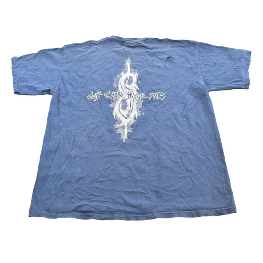 Vintage 1999 Slipknot Dont Judge Me Band T-shirt Men's L from propervintagecanada