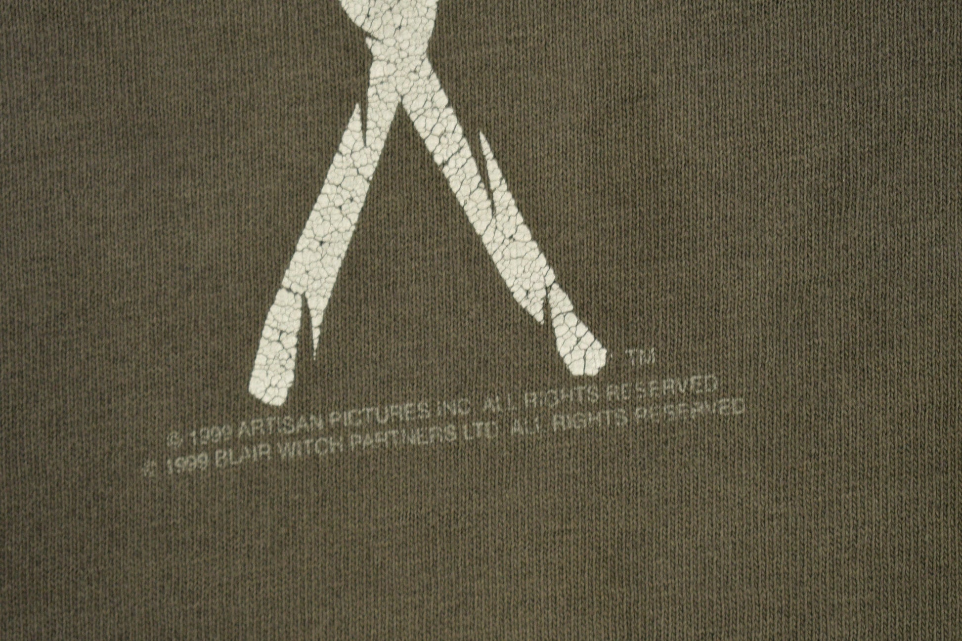 Vintage 1999 The Blair Witch Project Movie Promo T-shirt Men's XL from propervintagecanada