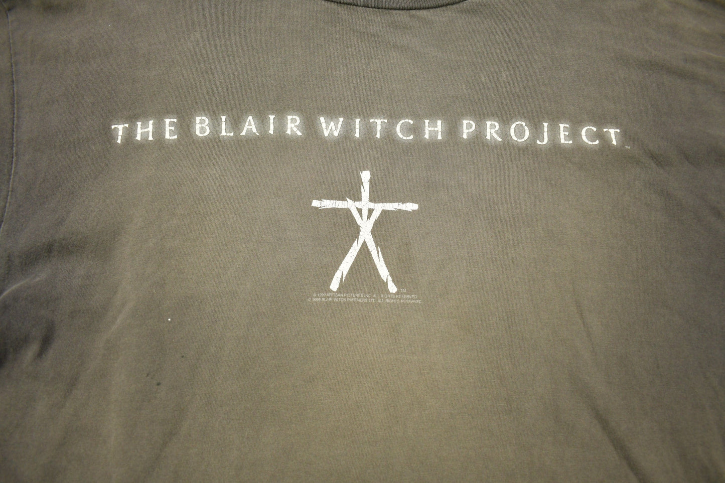 Vintage 1999 The Blair Witch Project Movie Promo T-shirt Men's XL from propervintagecanada