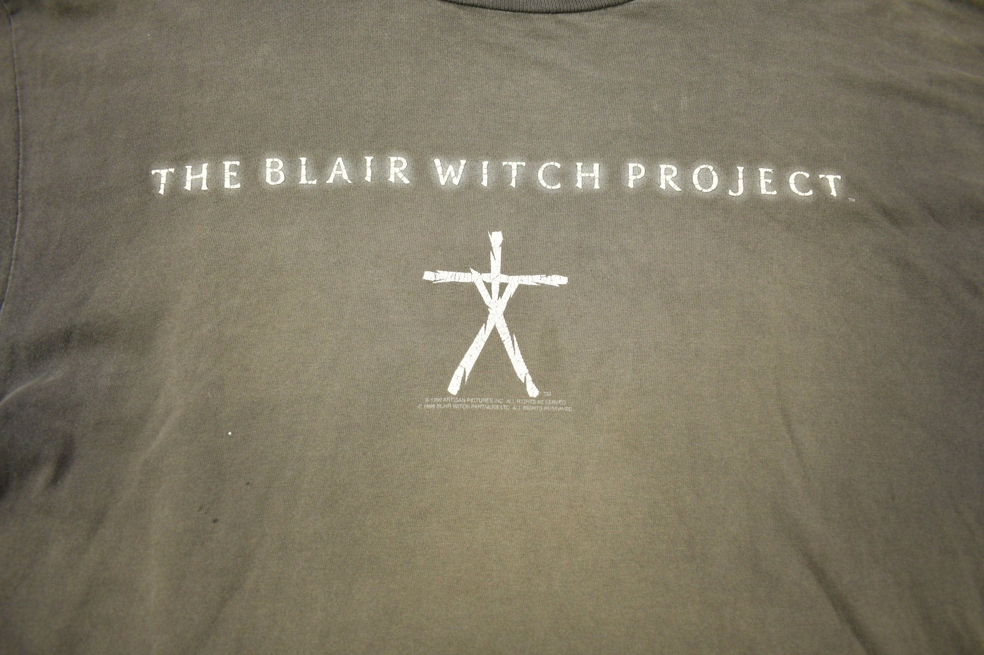 Vintage 1999 The Blair Witch Project Movie Promo T-shirt Men's XL from propervintagecanada