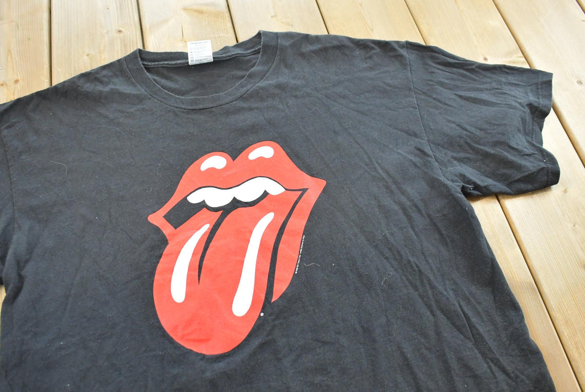 Vintage 1999 The Rolling Stones Logo Band T-shirt Mens XL from propervintagecanada