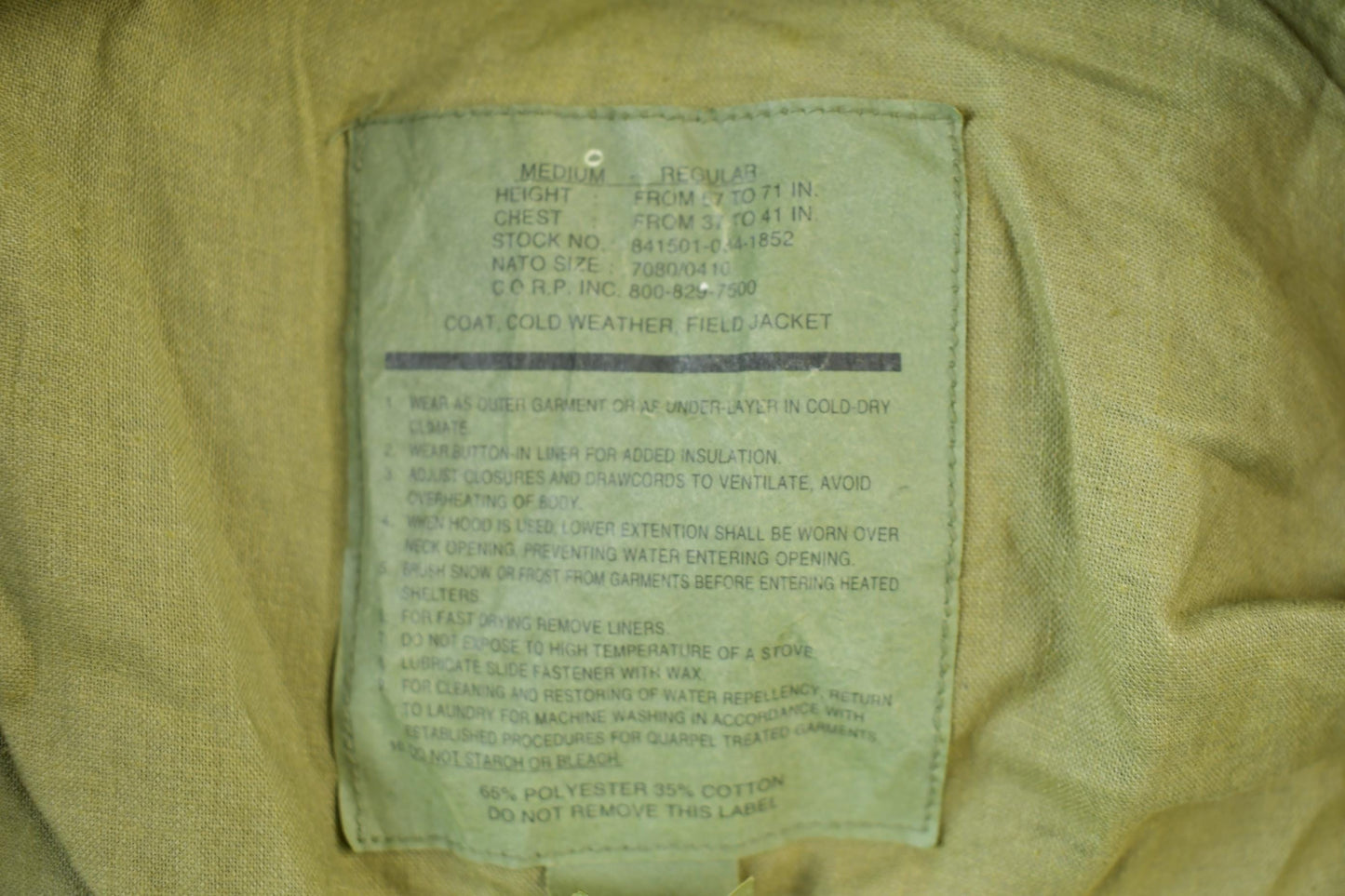 Vintage 2000 Army Military Field Jacket from propervintagecanada