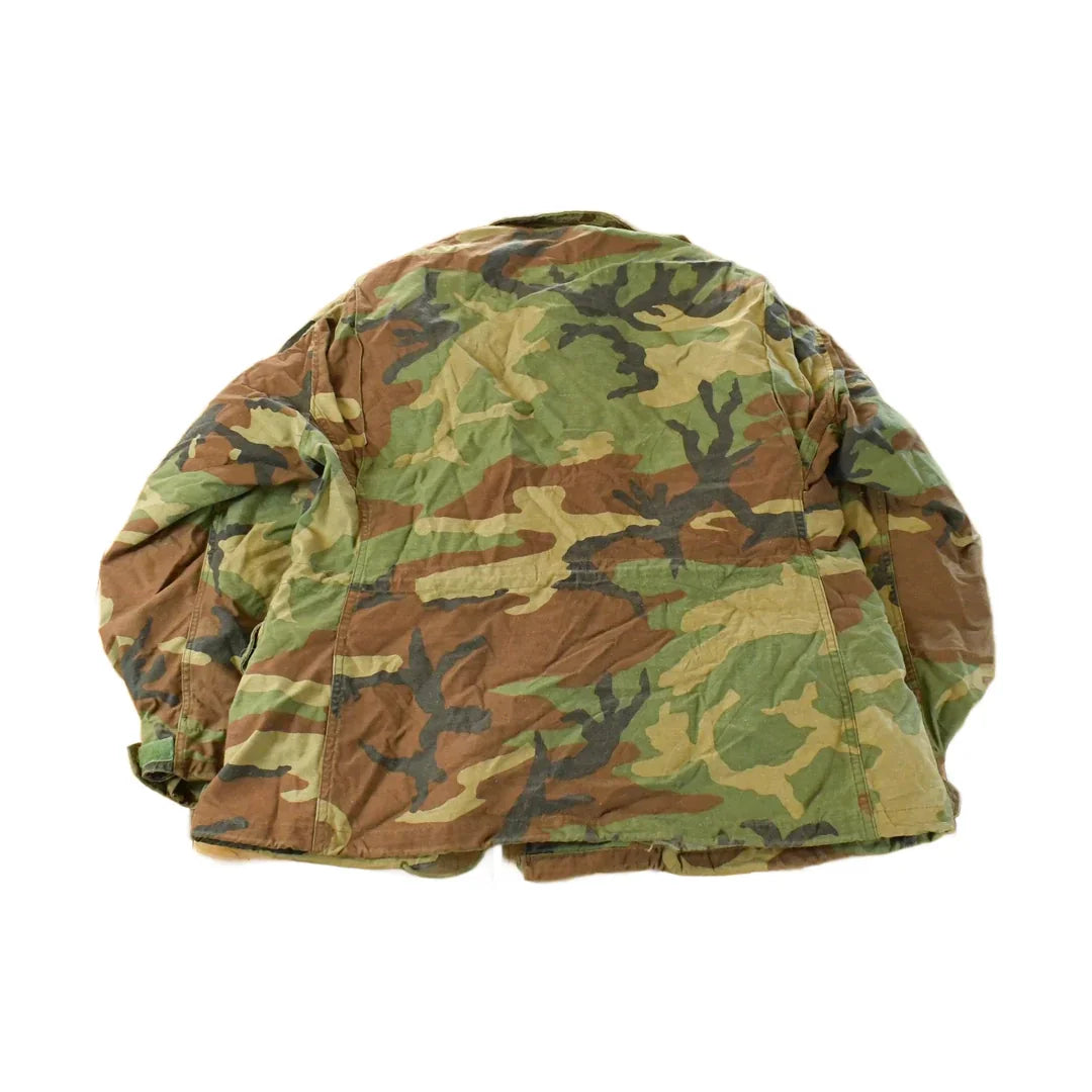 Vintage 2000 Camo Military Field Jacket Men's Large / Button Up Jacket / Army Green / Vintage Army / Streetwear Fashion / Made in USA from propervintagecanada