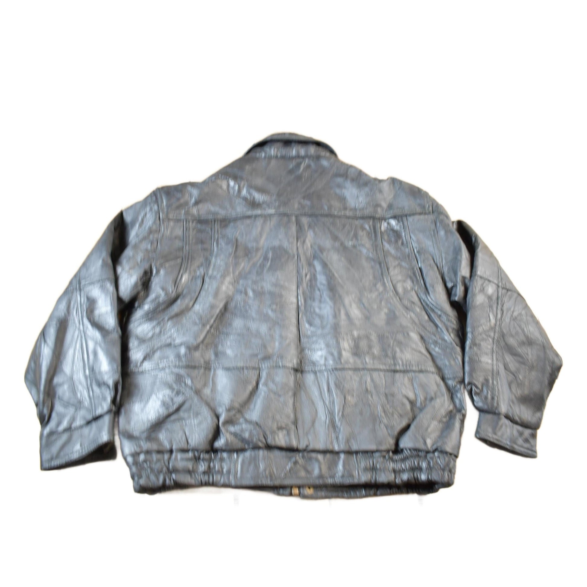 Vintage 2000 Giovanni Navarre Leather Biker Jacket With Lining Men's XL NWT from propervintagecanada