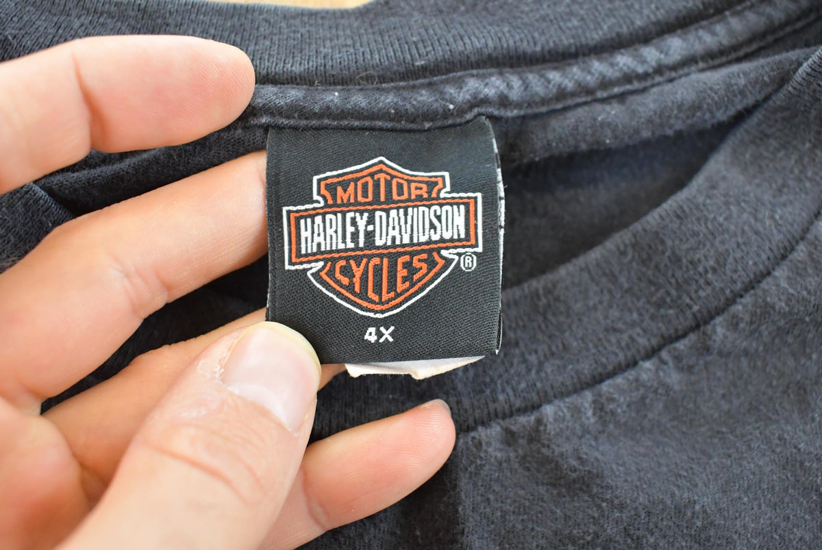 Vintage 2000 Harley Davidson Columbus Ohio Logo Pocket T-Shirt Men's 3XL from propervintagecanada