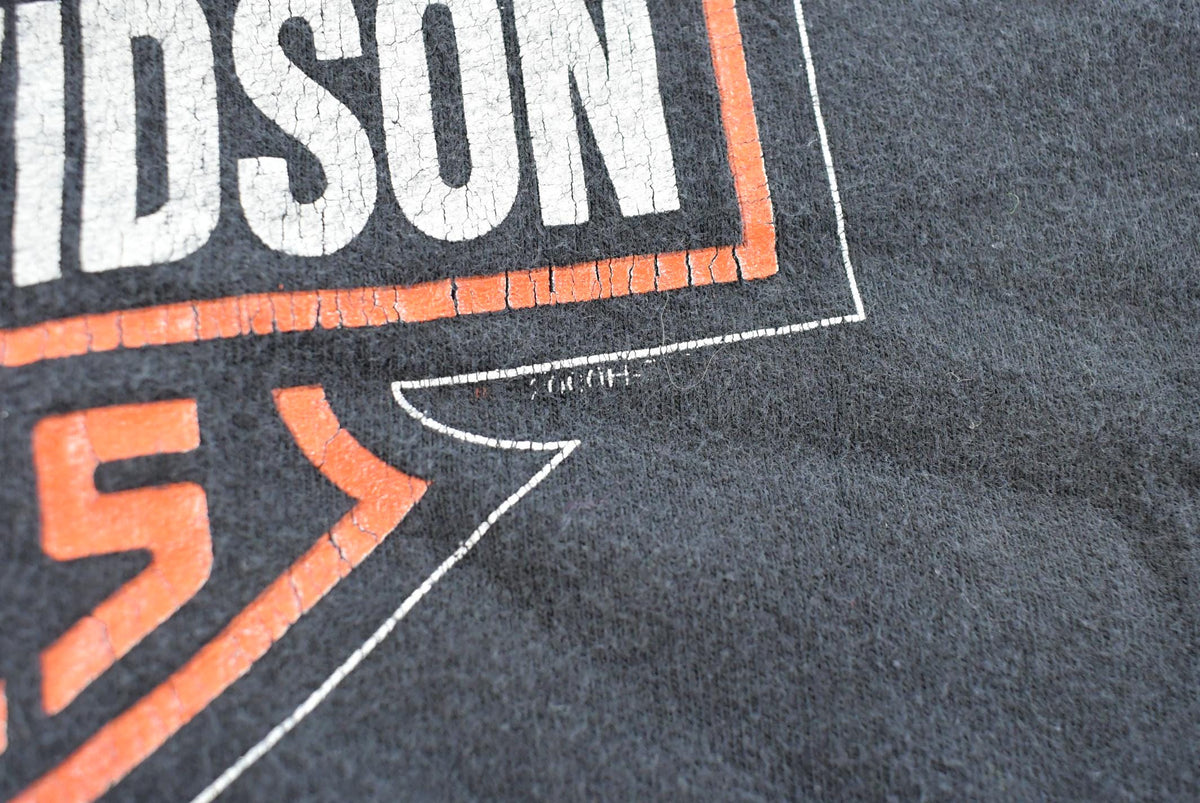 Vintage 2000 Harley Davidson Columbus Ohio Logo Pocket T-Shirt Men's 3XL from propervintagecanada