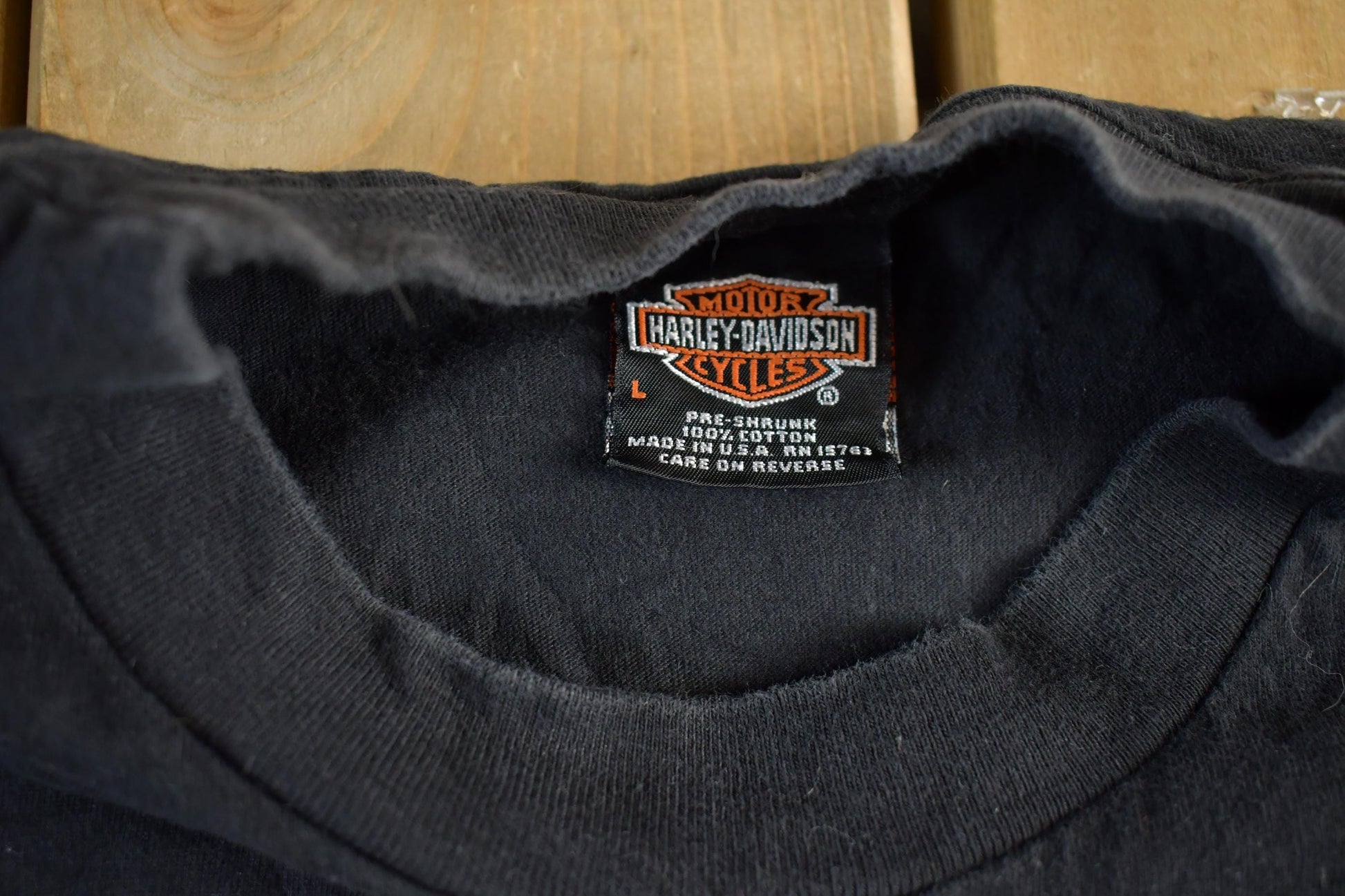 Vintage 2000 Harley Davidson Sturgis Black Hills Rally T-Shirt Men's Large from propervintagecanada