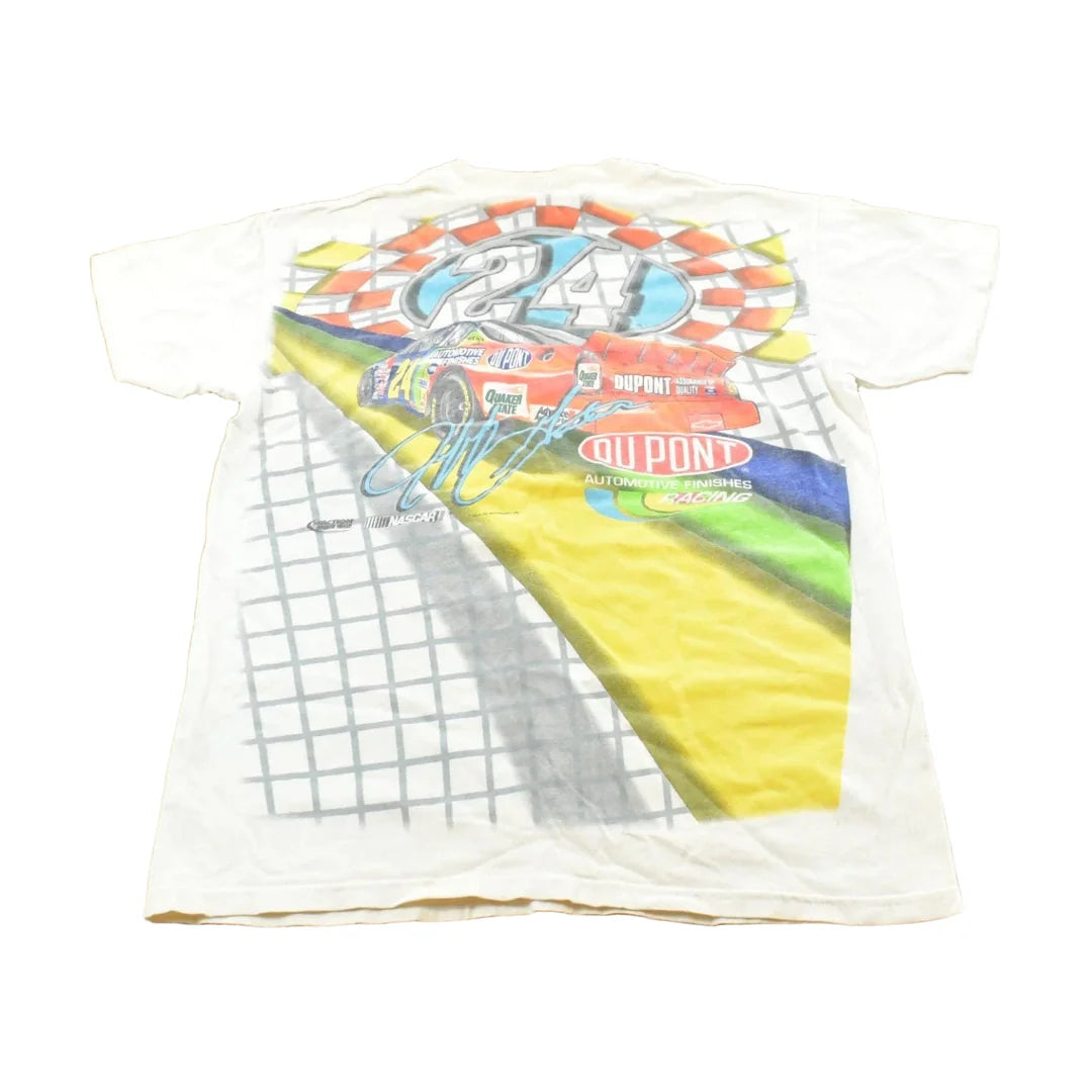 Vintage 2000 Jeff Gordon A True Champion NASCAR Racing T-Shirt Youth M from propervintagecanada