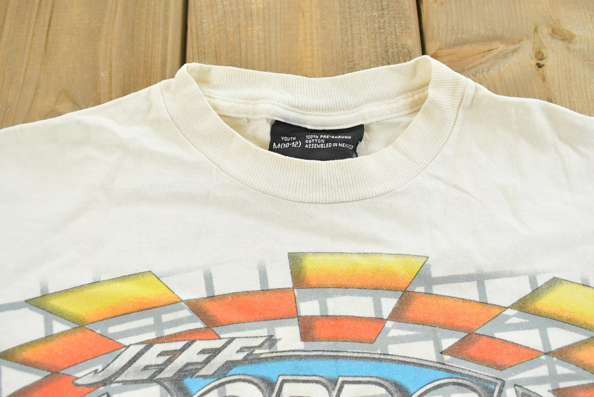 Vintage 2000 Jeff Gordon A True Champion NASCAR Racing T-Shirt Youth M from propervintagecanada