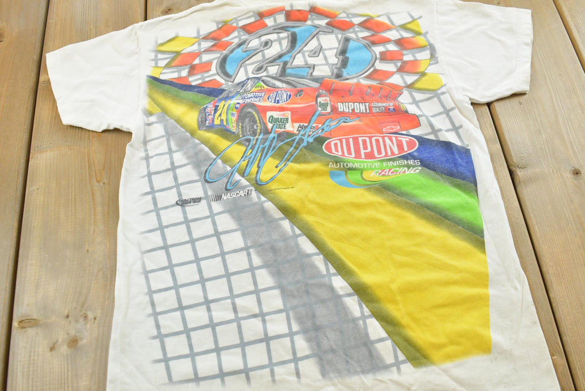 Vintage 2000 Jeff Gordon A True Champion NASCAR Racing T-Shirt Youth M from propervintagecanada