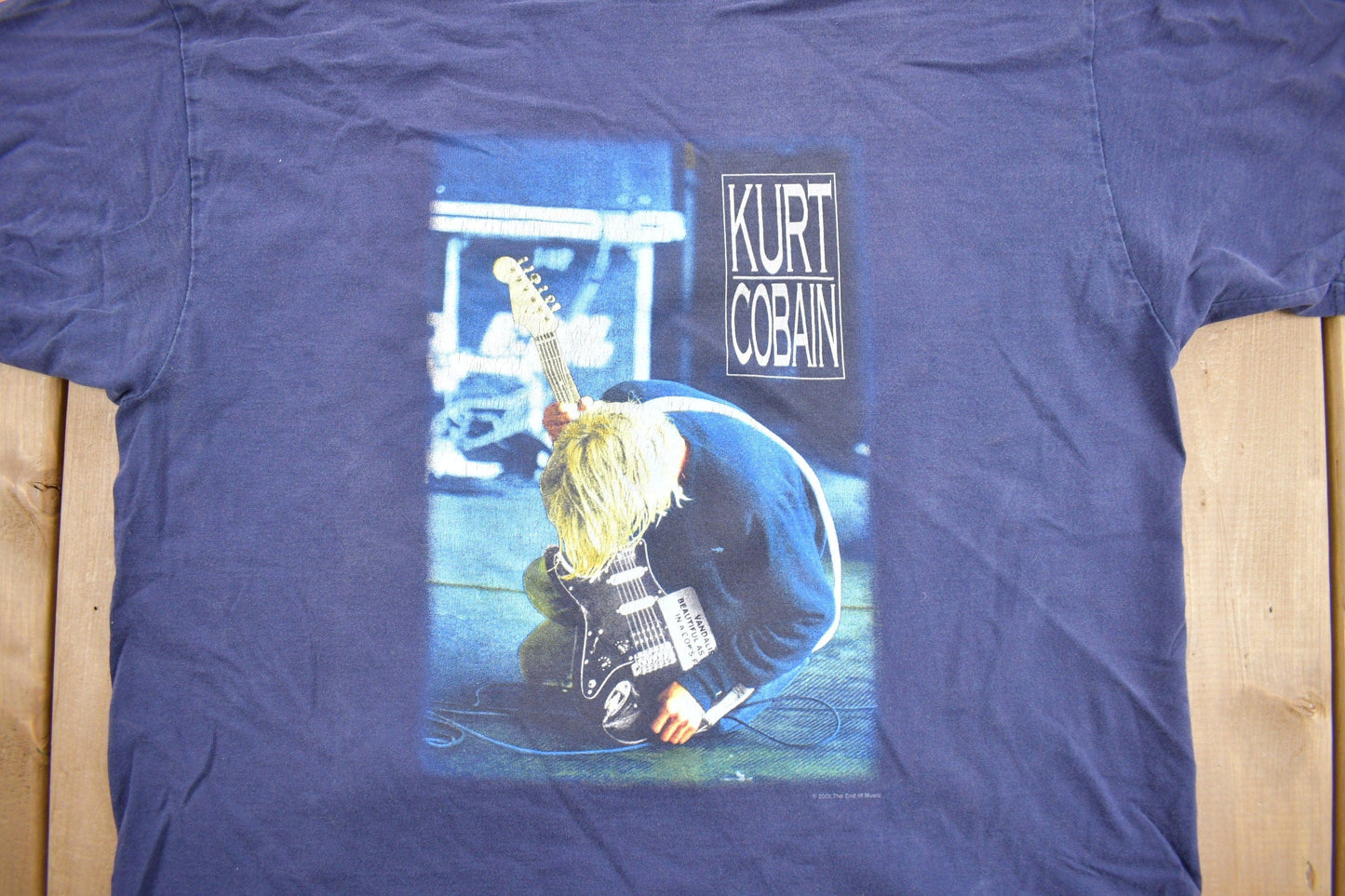 Vintage 2000 Kurt Cobain Nirvana Graphic Band T-shirt Men's XL from propervintagecanada
